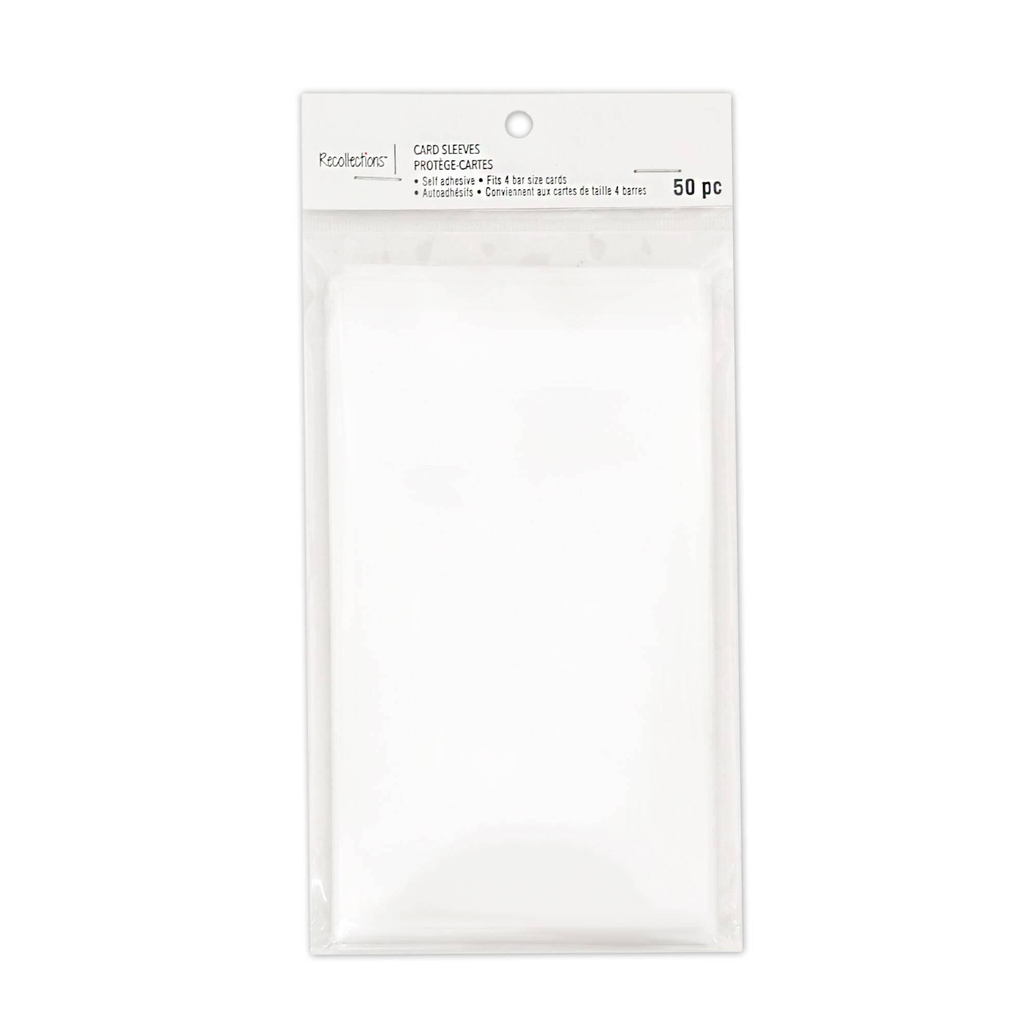 Clear Card Sleeves by Recollections™, 3.5" x 4.875"